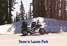 Snow in Lassen